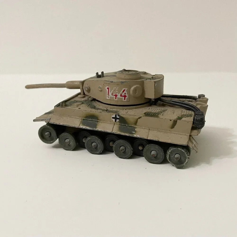 Vintage Corgi Toys Tiger1 Tiger 1 Tank Diecast Made In Hong Kong Incomplete